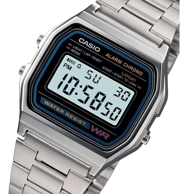 Reloj Casio A-158WA-1 DH034: Elegancia Retro y Funcionalidad Confiable - Imagen 8