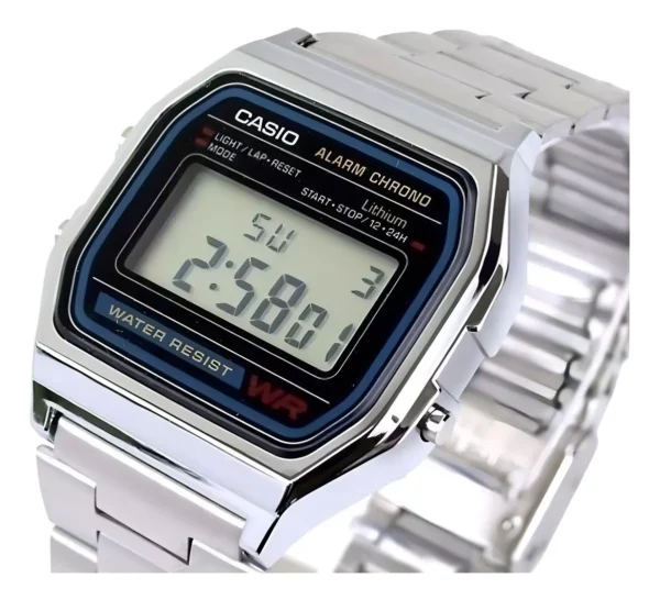 Reloj Casio A-158WA-1 DH034: Elegancia Retro y Funcionalidad Confiable - Imagen 7