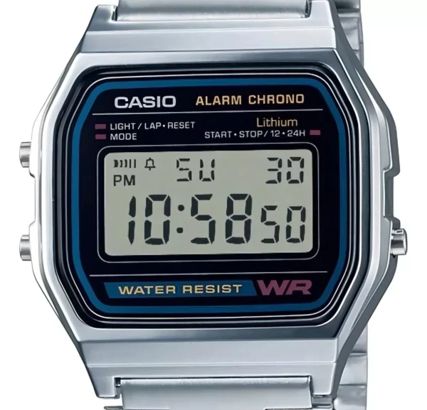 Reloj Casio A-158WA-1 DH034: Elegancia Retro y Funcionalidad Confiable