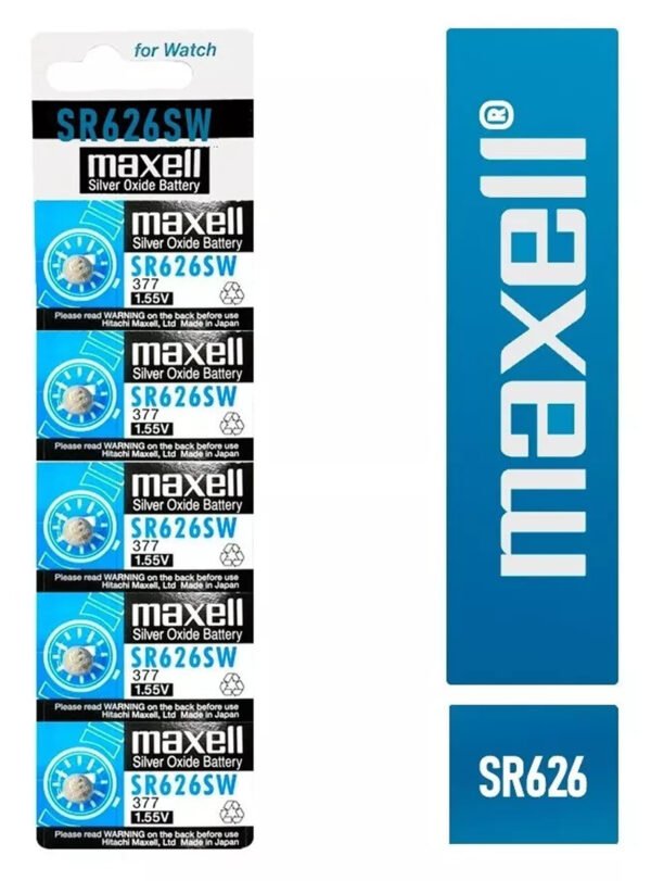 Pila MAXELL SR626 Pack 5 unidades