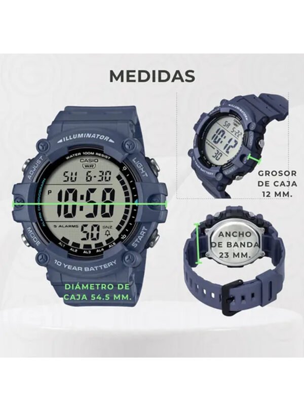 Casio AE-1500WH-2AV DH338 – Resistencia, Funcionalidad y Diseño Moderno - Imagen 3