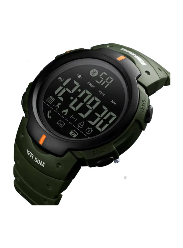 Reloj Inteligente SKMEI 1301-BG Hombre – Smartwatch Deportivo Bluetooth, Podómetro y Cámara Remota - Imagen 2
