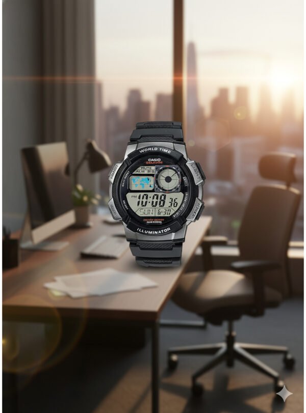 Casio AE-1000W-1BV DH95– Precisión Global y Estilo Deportivo (copia) - Imagen 4