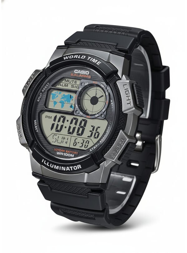 Casio AE-1000W-1BV DH95– Precisión Global y Estilo Deportivo (copia) - Imagen 3