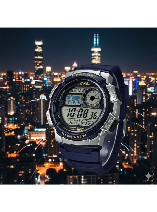 Casio AE-1000W-2AV DH220– Precisión Global y Estilo Deportivo - Imagen 5